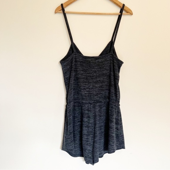 Aritzia Golden TNA Blue Grey Casual Lounge Romper - size medium - Picture 3 of 10